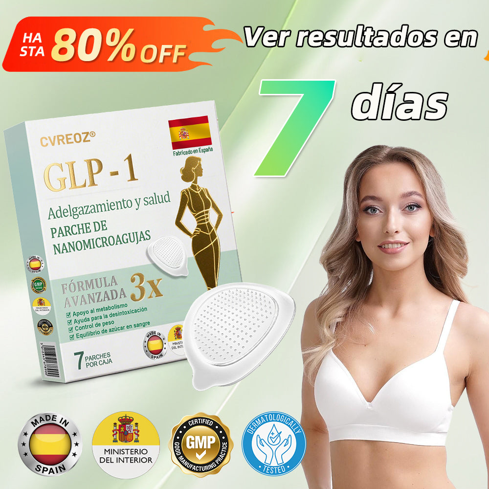 【Último día de promoción: 60% DE DESCUENTO🏅】Lenreey® Parche NANO de microagujas NIDDK-Tirzepatide para Adelgazar y Salud(Sin dolor, liberación 24/7 | Pierde 9 kg RÁPIDO | Reducción del 90% en azúcar | )🔴